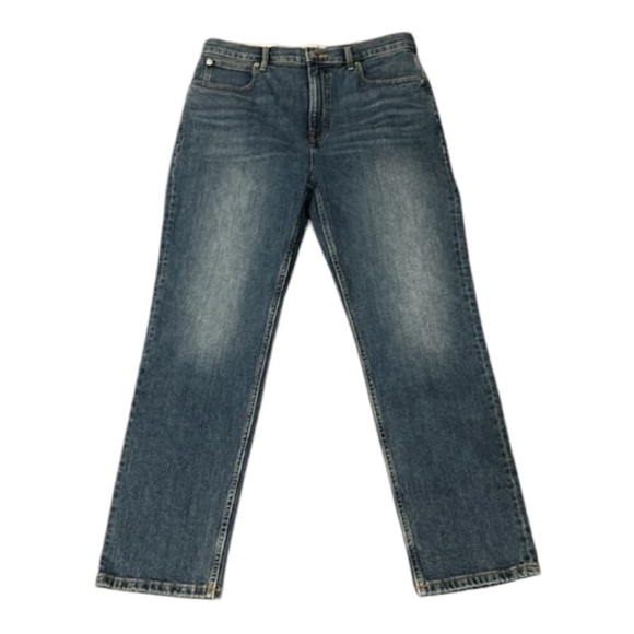 EVERLANE The Way High Slim Dark Wash Jeans Women Size 31 Short - Picture 1 of 15